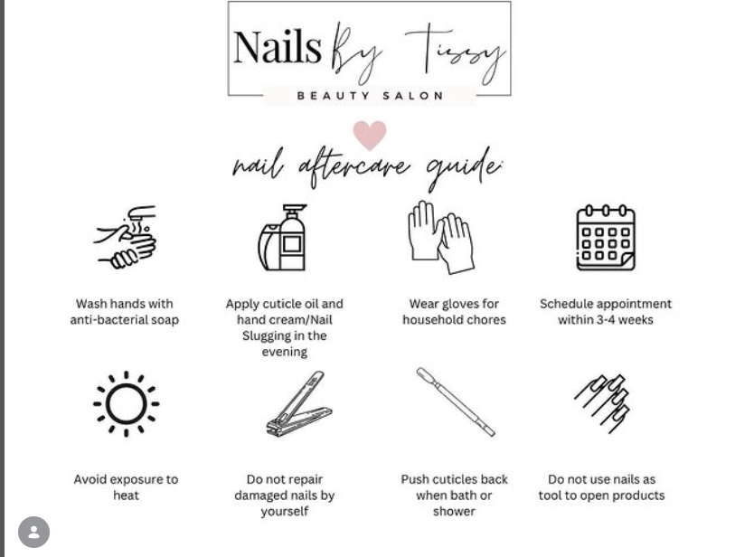 Indulura Beauty Studio Nail Aftercare Guide